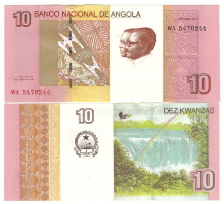 ANGOLA 10 Kwanzas 2012 ( 2017 ) - UNC - Pick 151B	