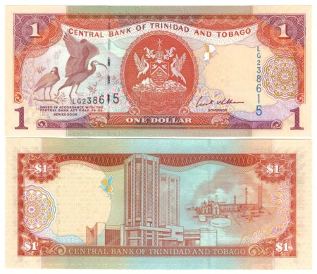 TRINIDAD & TOBAGO 1 Dollar 2006 UNC Pick 46a	 