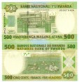 RWANDA 500 Francs 2004 - UNC - Pick 30a