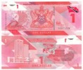 TRINIDAD & TOBAGO 1 Dollar 2020 (2021)Polymer (AX) podpis: Hilaire - UNC	  