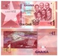 Ghana 1 Cedi 4.3.2019﻿ (JL) UNC	  