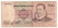 Čile 500 Escudos 1997 stav VG	