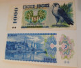 Československo 1000 korún 1985 Jastrab 2 (súkromná tvorba)